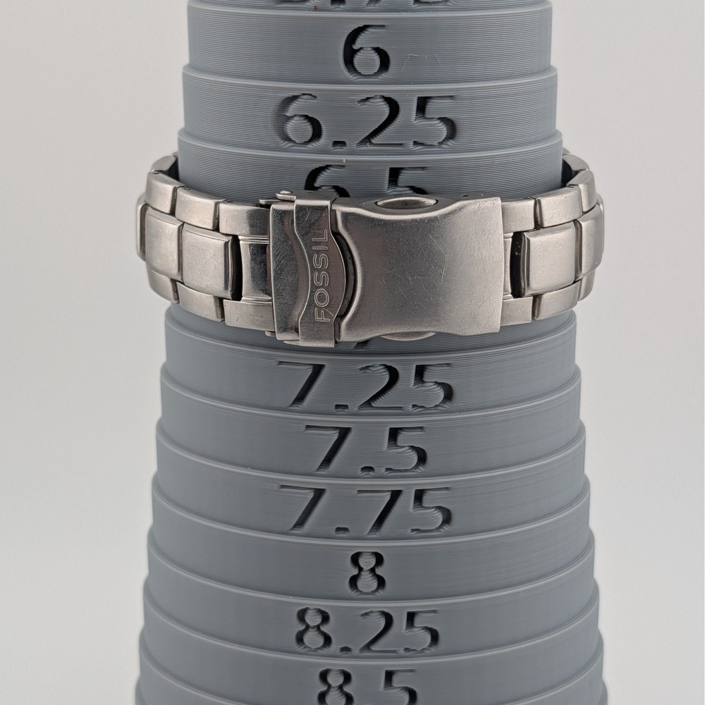 Fossil Speedway Chronograph Men's Watch Gray Dial Rotating Bezel 100M Date SS - Picture 8 of 11